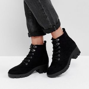 ASOS Reaction hiker ankle boots